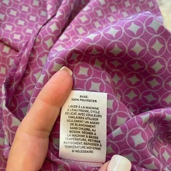 Caslon Purple Gray Dress size M - Picture 2 of 6